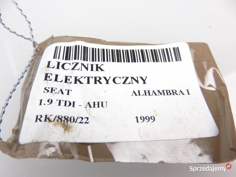 LICZNIK SEAT ALHAMBRA I 19 TDI 96VW10849GJ małopolskie