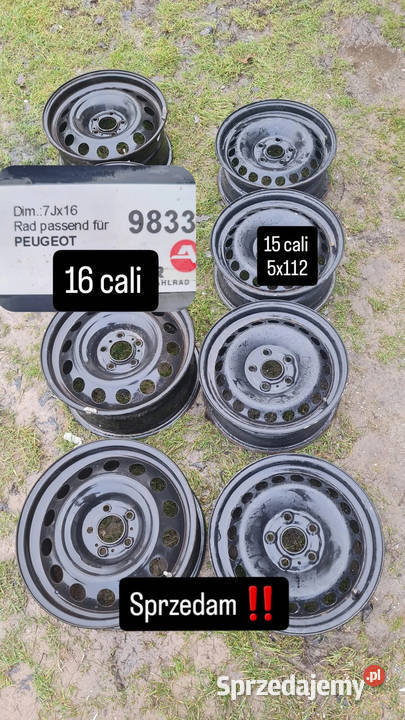 Felgi stalowe z czujnikami Samochodowe Iłża