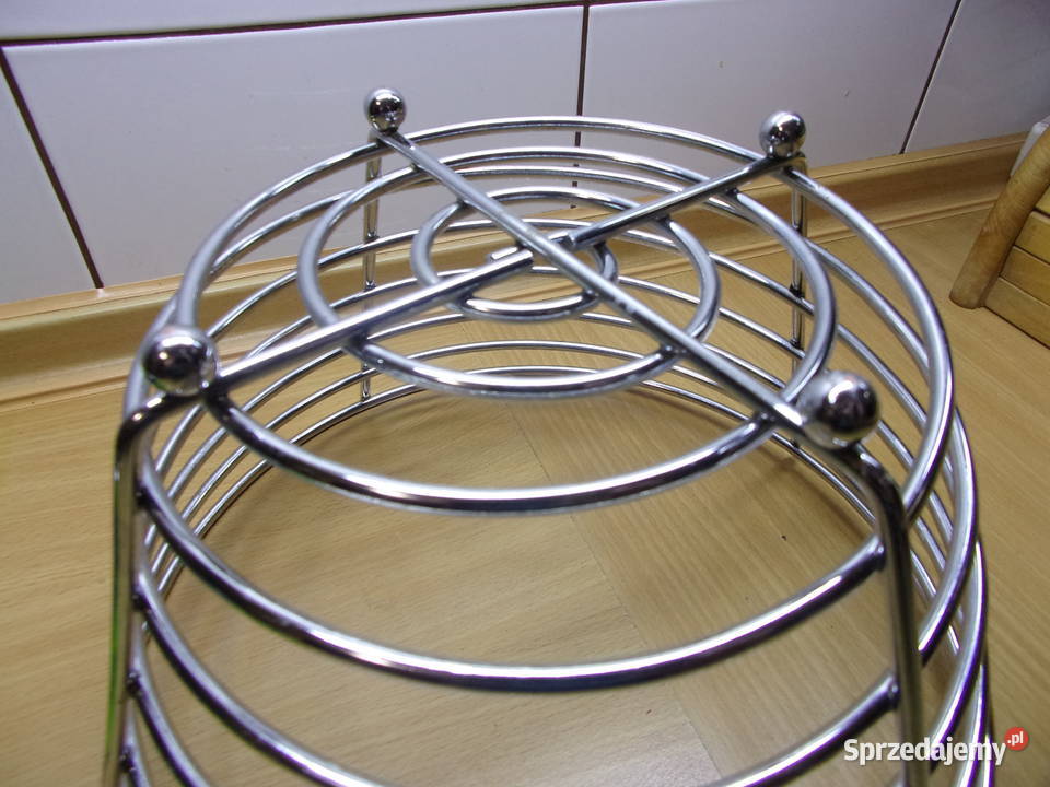 Piękny chromowany duży Kosz na owoce firmy DUKA Warszawa sprzedam