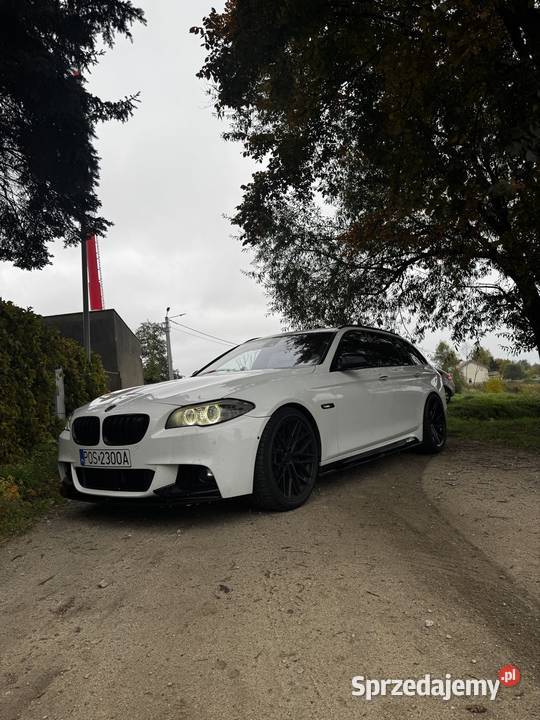 BMW F11 535d 299 MPakiet biały Poznań sprzedam
