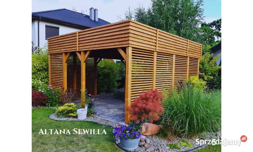 Altana drewniana nowoczesna Sewilla Szybka Łódź