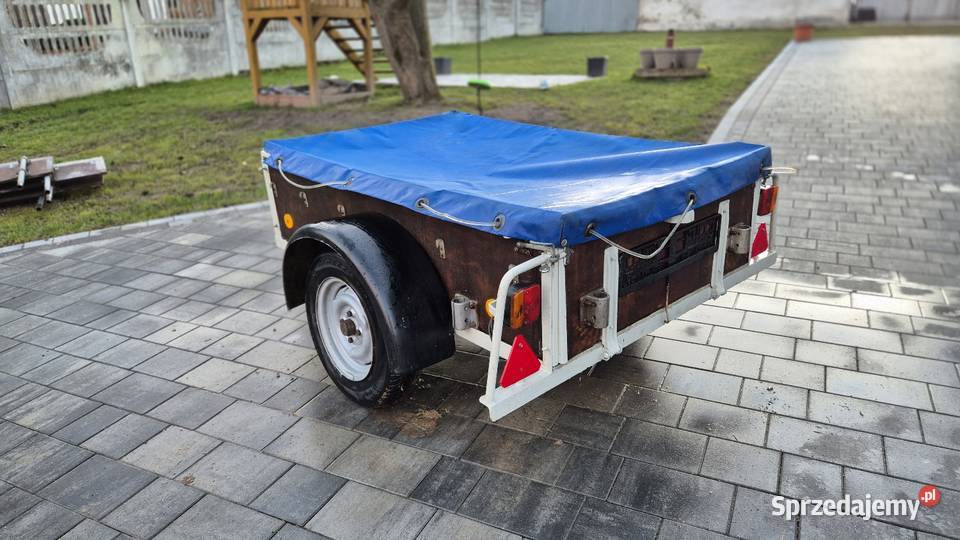 Przyczepka samochodowa do traktorka quada Głogówek