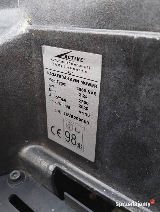 Kosiarka Active 5850 SVB Klonowa