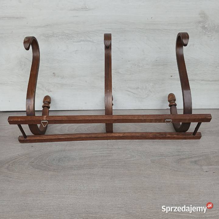 Drewniany wieszak ścienny Thonet gięte drewno Meble Warszawa