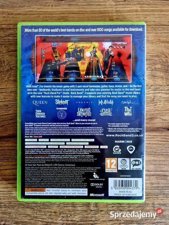 ROCK BAND 3 XBOX360 Książenice