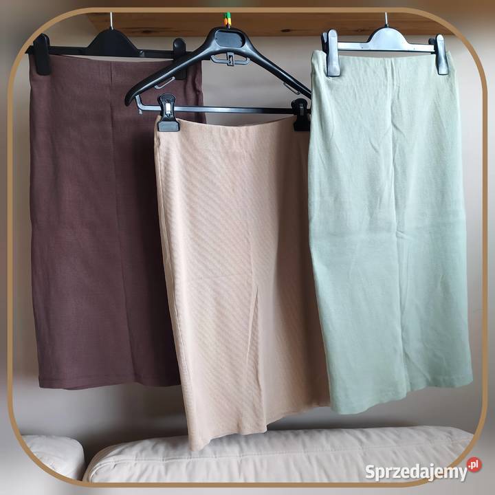 Spódniczka brązowa czekoladowa bawełniana M Koszalin