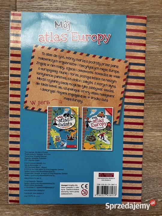Europy mój atlas europy atlas europy dzieci Kultura i Rozrywka