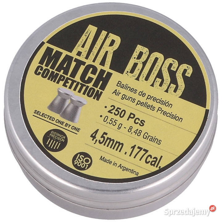 Śrut Apolo Air Boss Match Competition 45 mm 250 mazowieckie Maciejowice