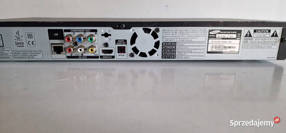 Samsung BDP1580 BD P 1580 Bluray Player DVD Międzychód