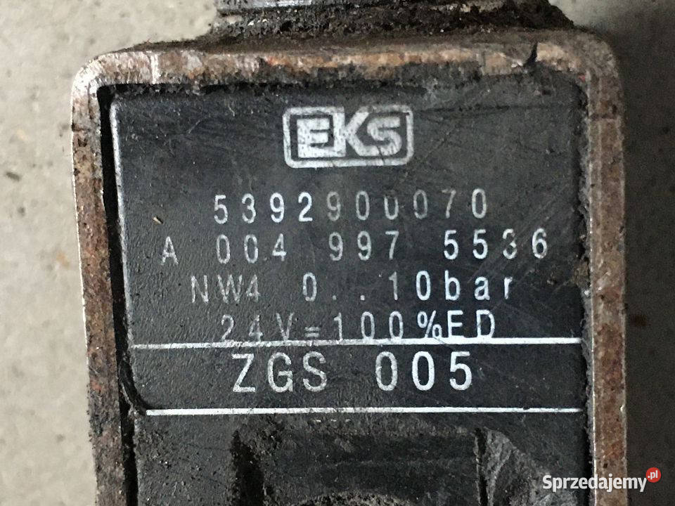 Zawór Cewka 0049975536 5392900070 lubuskie Maszewo
