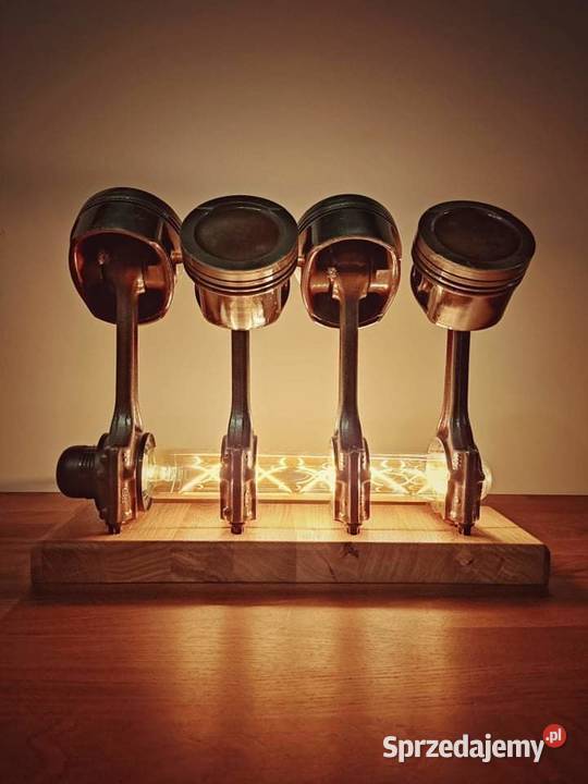 Lampa stołowa z części samochodowych audi Bytom