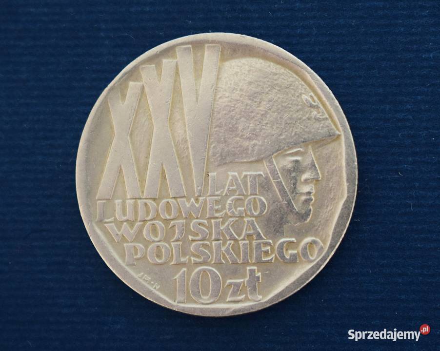 XXV lat Ludowego Wojska Polskiego moneta z 1968