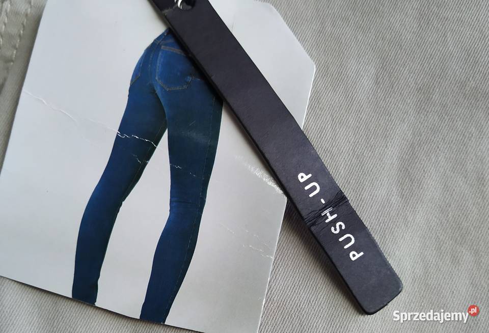 oliwkowe spdnie push up Bershka 34 xs nowe