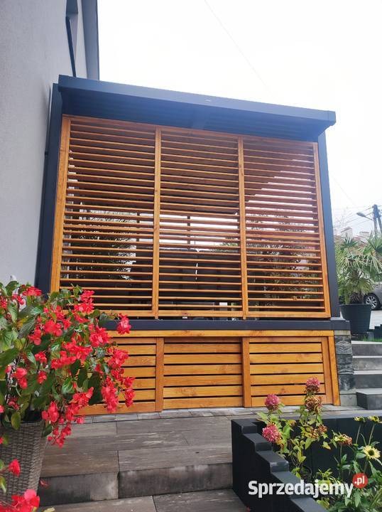 Rolety drewniane tarasowe regulowane żaluzje Tarnogród sprzedam