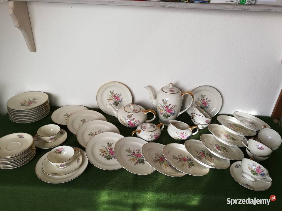 Talerze deserowe do ciasta sygnowane Rosenthal Gorlice