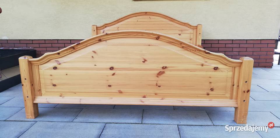 Łóżko drewniane 180x 200 łoże sypialnia stelaż Garwolin