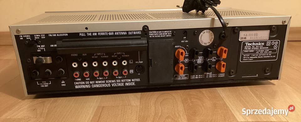Wzmacniacz Amplituner TECHNICS SA222 SPRAWNY z Gdynia