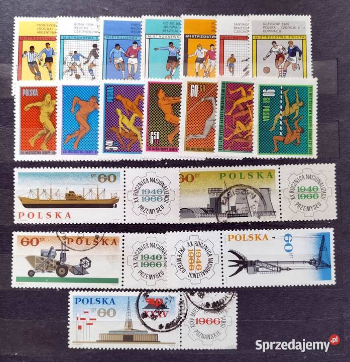 Znaczki polskie 1966 II kwartał luzaki Leźnica Wielka-Osiedle sprzedam