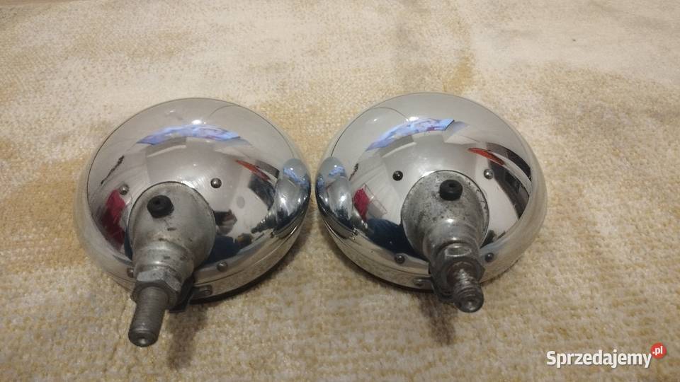 ŁADNE ŻÓŁTE HALOGENY CHROM PAL TRABANT WARTBURG Świdnica