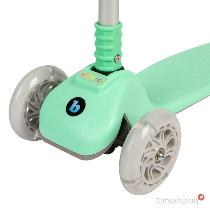 Seledynowa balansowa hulajnoga składana Dla Dziecka sprzedam