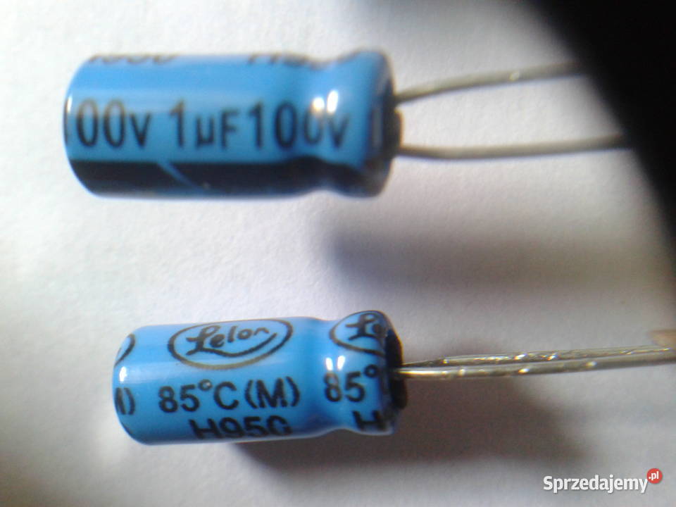 Kondensatory elektrolityczne Lelon 1uF 100V 10 Pozostałe Warszawa sprzedam