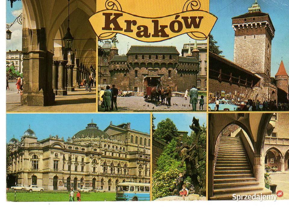 KRAKÓW POCZTÓWKA WIELOWIDOKOWA 7 Krynki