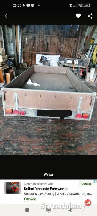 Przyczepa 2 osiowa Człuchów