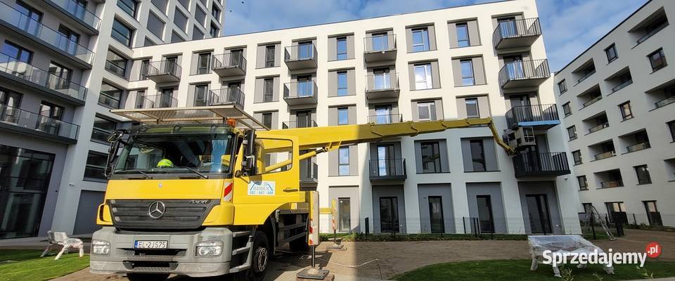 Podnośnik koszowy 35 m Wumag WT 350 zwyżka 350kg Łódź