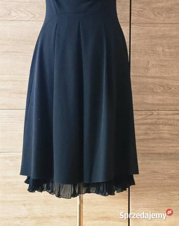 Sukienka koktajlowa SPORTMAX ITALY czarna r M