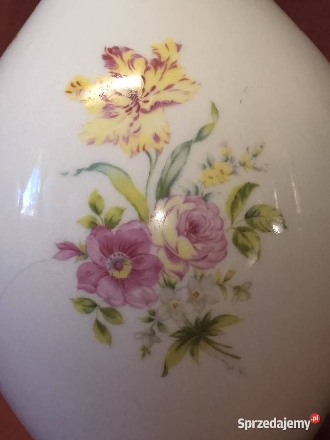 Wazon porcelanowy Rosenthal Selb Germany kwiaty łódzkie Chorzew