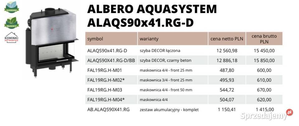 HITZE Wkład kominkowy z płaszczem wodnym Wkłady kominowe Poznań sprzedam
