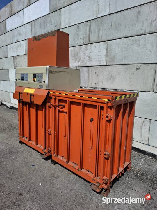 Belownica prasa dwukomorowa do foli makulatury łódzkie Drzewica