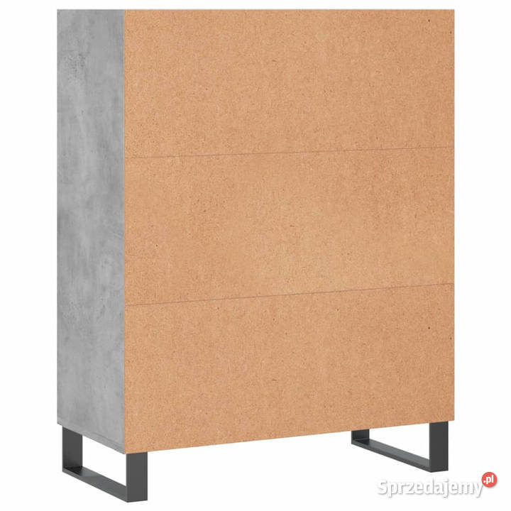 Regał szarość betonu 695x325x90 materiał mazowieckie