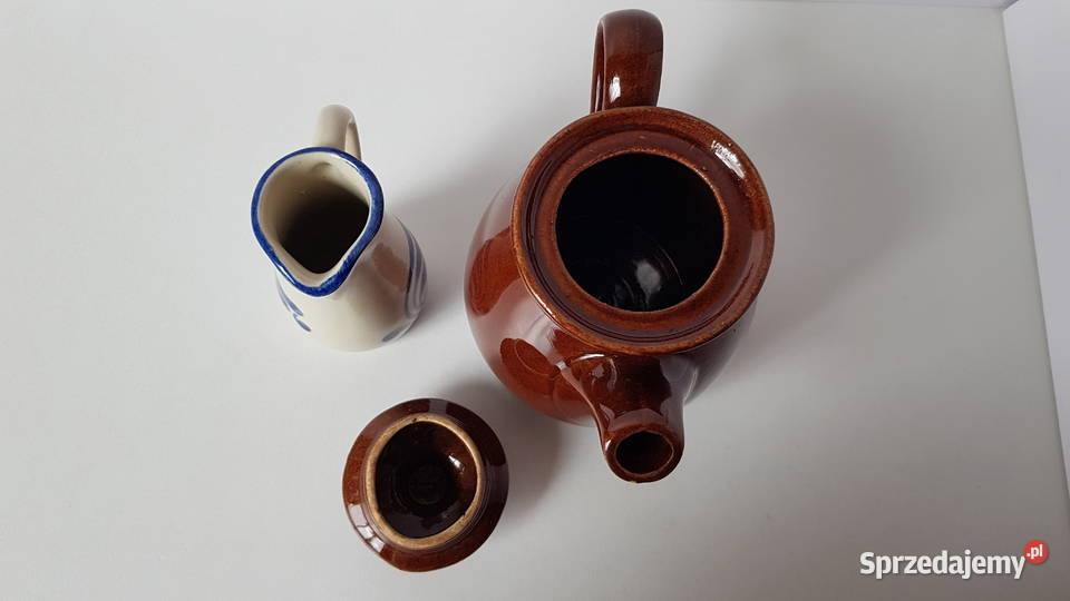 Imbryk dzbanek i mały dzbanuszek Bolesławiec