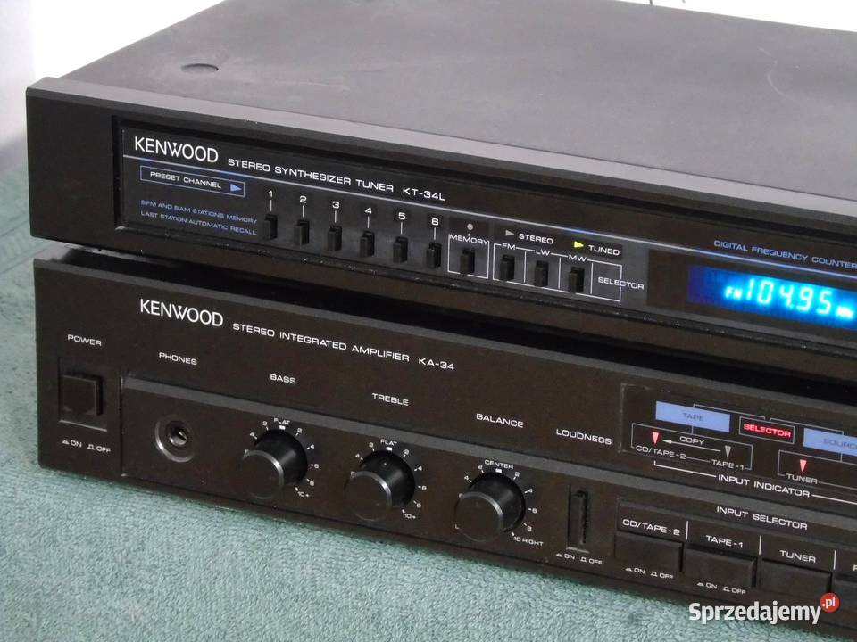 Wzmacniacz i Tuner Kenwood KA34 i KT34 Vintage podkarpackie Jasło
