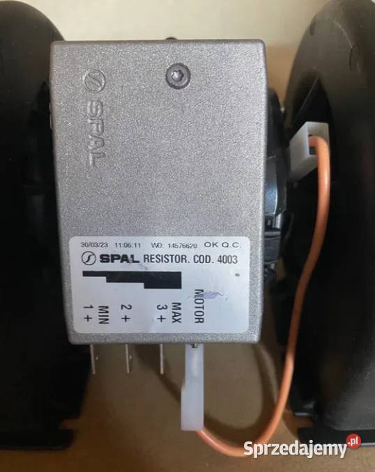 Dmuchawa wentylator SPAL 008B4502 24V dostawcze Borowiec