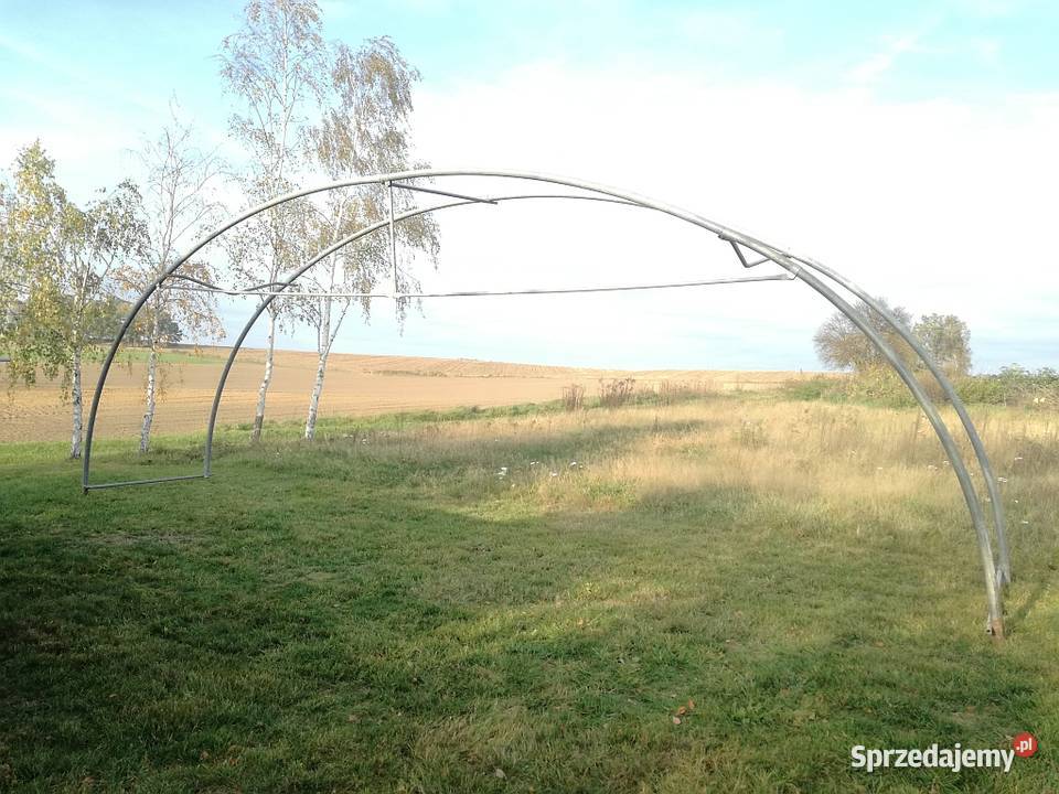 Konstrukcja Hali Łukowej Namiotowej 8x12 Wiata Żarska Wieś sprzedam