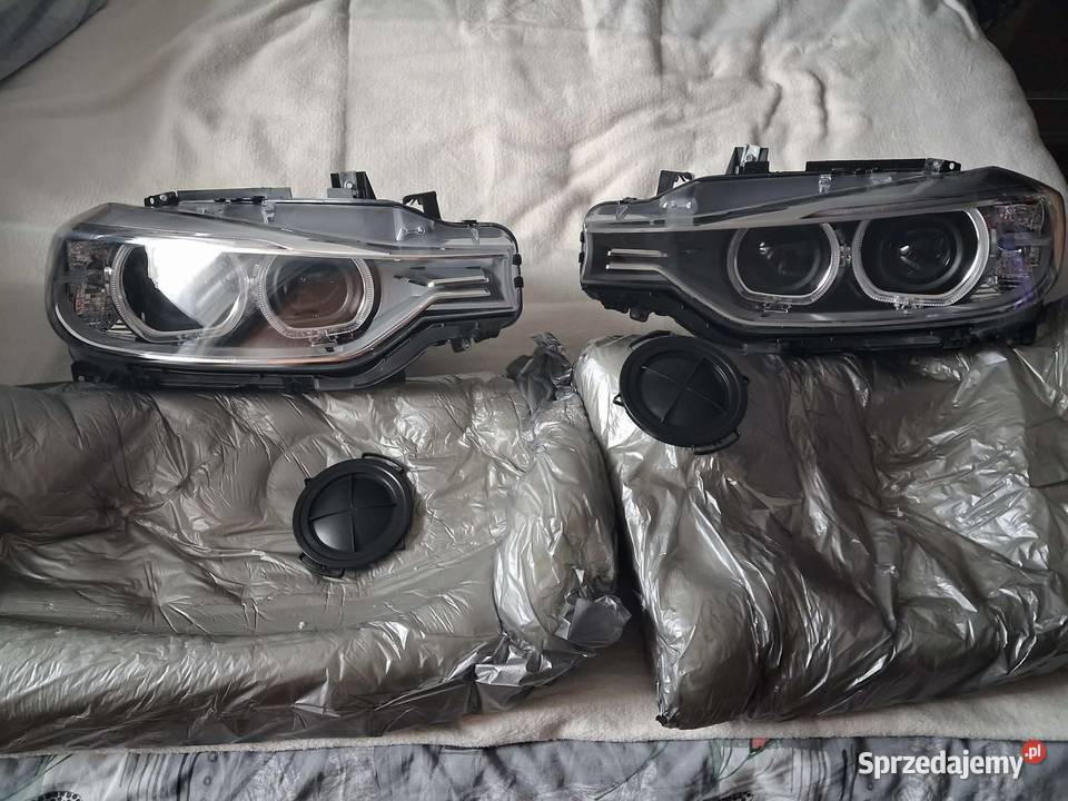 nowe lampy przednie BMW F30 F31 pod xenon ringi osobowe Oświetlenie Wałbrzych