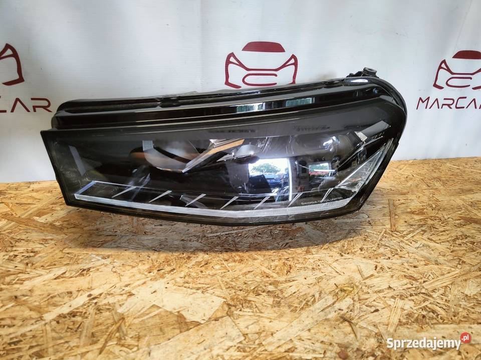 Lampa Lewy Przód Przednia Lewa Full LED Skoda Pleszew
