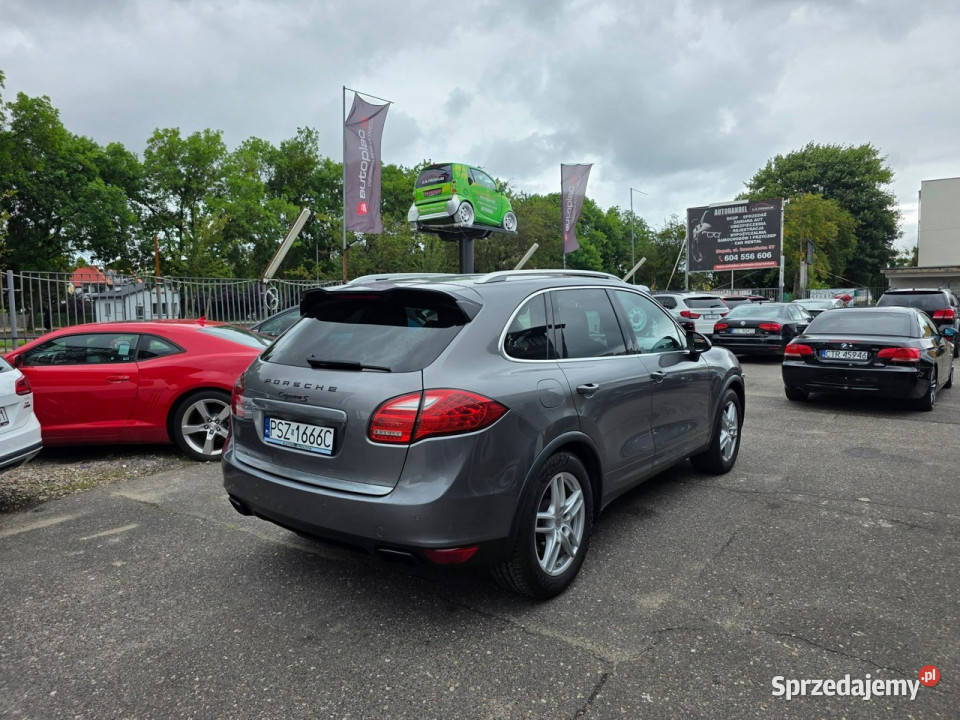 Porsche Cayenne 48 Benzyna V8 400 Skóra BiXenon szary Słupsk sprzedam