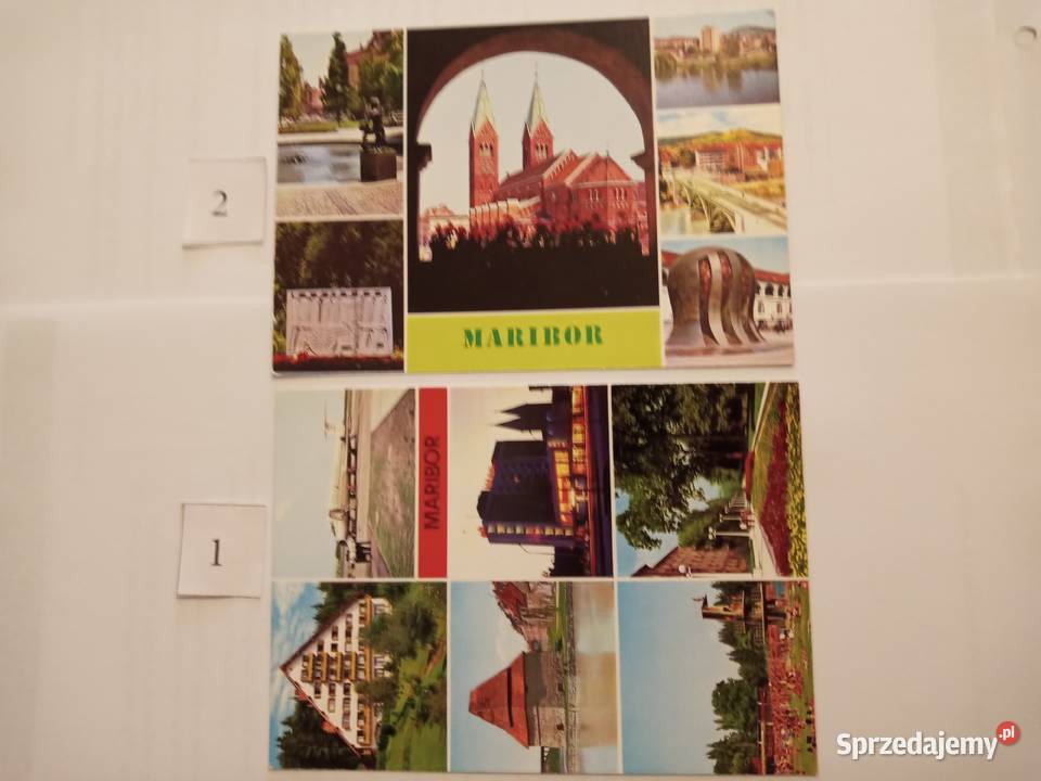 POCZTÓWKI MARIBOR Zestaw 32 Pocztówki i karty telefoniczne Szczecinek