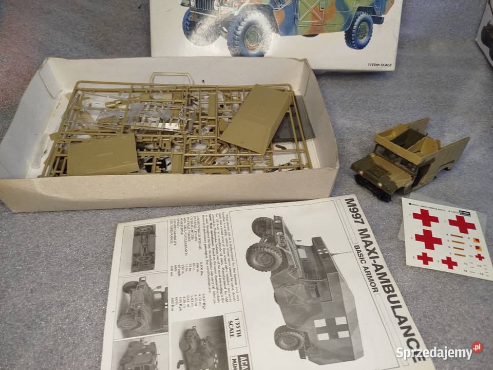 Modele 135 Tiger I Sd Kfz 140 M997 Ambulance Zgierz sprzedam