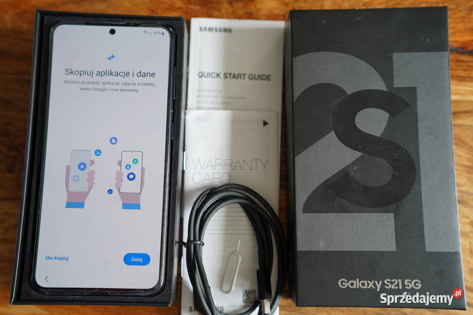 Samsung S21 5G 256 GB 7 miesiecy Gwarancji Kraków sprzedam