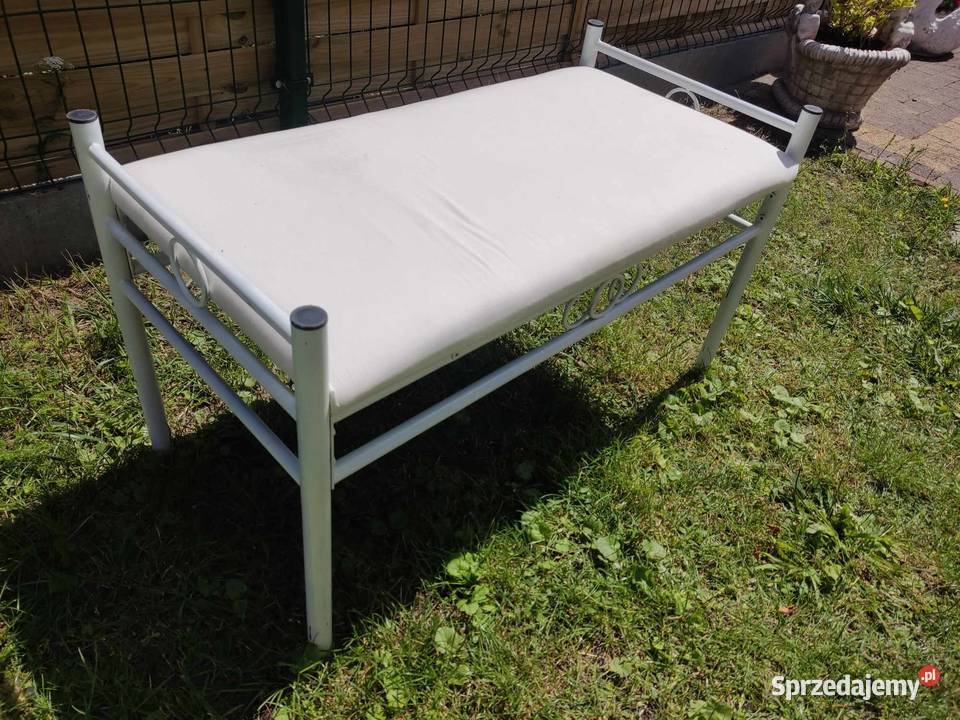 metalowa ławka z siedziskiem Gorzów Wielkopolski