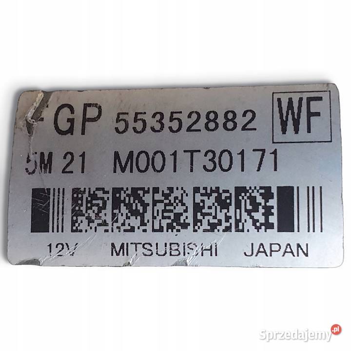 ROZRUSZNIK Opel Zafira B 19 CDTI 55352882 osobowe