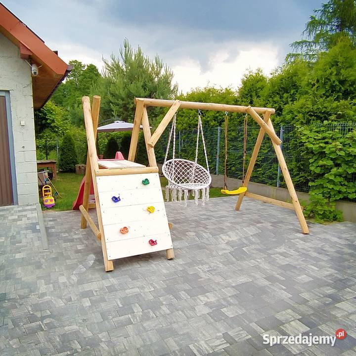 Plac Zabaw do Ogrodu JUMBOMIKI 4Huśtawki ŚCIANKA Szczecin