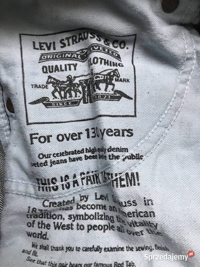 spodnie marki LEVI STRAUSS 28x32 506 niebieski Łódź