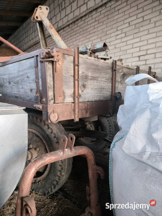 Wóz drewniany przyczepa drewniana