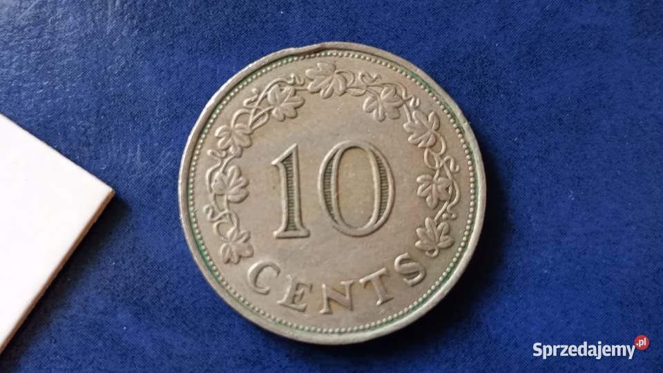 Stare monety 10 cent 1972 Malta Lesko