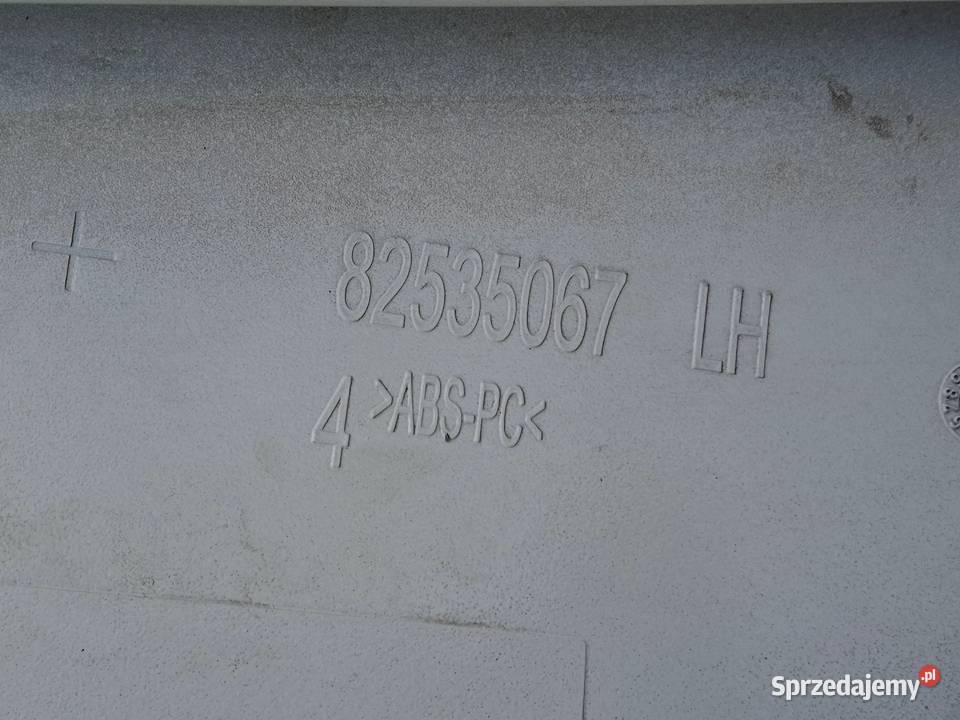 DAF LF EURO 6 POLIK NAROŻNIK KABINY LEWY OWIEWKA Bieleń